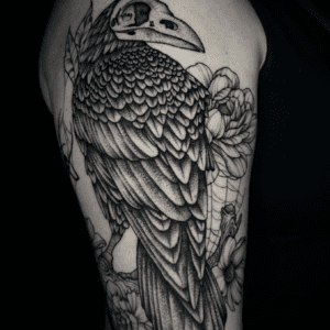 brooke dickens tattoo bird on arm